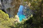 Arco Naturale auf Capri. Aufnahmedatum: 22. Juli 2011.