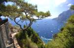 Capri - Aussicht von Giardina Augusto. Aufnahmedatum: 21. Juli 2011.