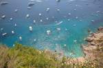 Capri - Aussicht von Giardina Augusto. Aufnahmedatum: 21. Juli 2011.