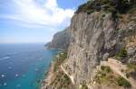 Capri - Aussicht von Via Pizzolungo.