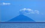 Die Insel Stromboli. Aufnahmedatum: 2. Juli 2013.
