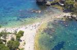 Baia dell'Isola Bella bei Taormina (Sizilien).