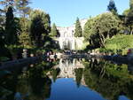 Tivoli, Neptunbrunnen und Wasserorgel im Park der Villa d´Este (18.09.2022)