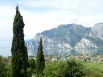 Blick zum 14C kalten Gardasse. Riva del Garda am 25.Mai 2013.