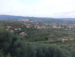 Ausblick auf den Ort Moratori in Ligurien (02.10.2021)