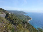 Mittelmeerküste bei Coccorino an der SP23, Kalabrien (09.04.2024)
