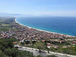Ausblick auf Nicotera Marina, Kalabrien (09.04.2024)