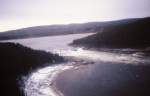 Happy-Valley-Goose Bay, Churchill River (aufgenommen vom Helikopter am 31.10.1990)