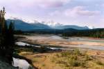 Mackenzie Mountains im kanadischen Northwest Territories. Aufnahme: Mai 1987 (digitalisiertes negativfoto).