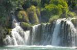 Wasserfälle im Nationalpark Krka - Die Wasserfälle sind das Markenzeichen und die Hauptattraktion des Nationalparks Krka.