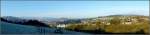 Rauhreif, Nebel und Sonnenschein zu einem Panoramabild zusammengefgt. Die ursprnglich 4 Bilder entstanden am 26.10.2010 gegen 09.45 Uhr in Erpeldange/Wiltz.