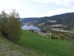 Saebufjorden See an der Straße 51, Innlandet (25.05.2023)