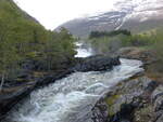 Wasserfall am Smeddalselvi Fluss, Innlandet (26.05.2023)