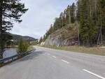 Landschaft entland der Straße E134, Telemark (27.05.2023)
