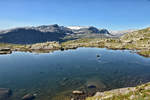 Hardanger - Norwegen: Bergsee zwischen Skjeggedal und Trolltunga.