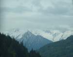 Blick zu einem Teil von den Alpen, 25.Mai 2013.