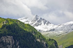 Erster Leiterkopf (2483 Meter) nach einem sommerlichen Schneefall. Aufnahme: 6. August 2016.