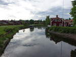 Falun, Verbindungskanal vom Östanforsän See zum Tisken See (15.06.2017)