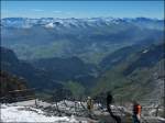 Die Kurfirsten vom Sntis (2502 m ) aus gesehen. 14.09.2012 (Jeanny)