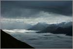 Wolken, Sonne, und Regen sorgen fr eine besondere Stimmung im Berner Oberland.
(30.09.2012)