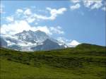 Die Jungfrau (4158 m) von der Kleinen Scheidegg (2061 m) aus fotografiert am 30.07.08. (Hans)