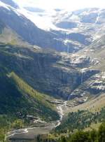 Pal-Gletscher (Reste) von Alp Grm aus am 18.08.2008 