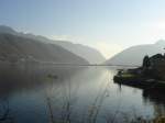 Blick ber ein See in Lugano