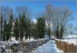 Ein Winterwanderweg zwischen Blonay und St.Legier.
(16.01.2013)