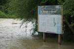 Thurauen / Die Thur fhrt Hochwasser am 1./2. Juni 2013