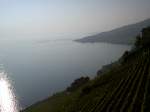 Aussicht auf den Genfer See bei Chexbres (07.09.2012)