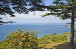 Blick auf das Adriatische Meer westlich von Izola.