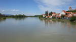 Fluss Drau bei Ptuj, Slowenien (04.05.2017)