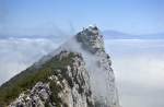 Aussicht von Upper Rock Nature Reserve in Gibraltar.