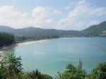 Die Bucht und der Strand von Kamala auf der Insel Phuket am 20.10.2006. Hier hatte der Tsunami vom 26.12.2004 groe Schden angerichtet
