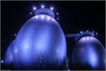 Die Faulbeh�lter der Emscherkl�ranlage ...  Klaus Muhs 04.01.2009