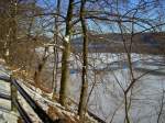 Winterlandschaft am M�hnesee im Januar 2009  ...