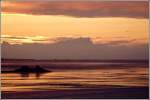 Abendstimmung an der Weserm�ndung. ...  Helmut Seger 30.01.2009