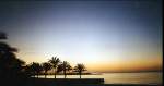 Sonnenunterg�nge Sonnenuntergang auf Mallorca (Playa de Arenal)im Januar.Die letzten Strahlen - einzelne Sterne sind schon sichtbar. Foto analog mit der Nikon FE2