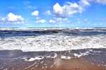 Ostfriesische Inseln Windst�rke 4 auf der Nordsee - Insel Spiekeroog