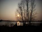 Inseln R�gen und Hiddensee Abendstimmung am Nonnensee bei Bergen/R�gen.
