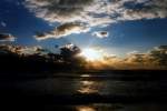 Sonnenunterg�nge Sonnenuntergang an der Playa de Palma im Januar 2000 - analog