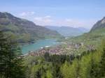 Landschaften Blick vom Br�nigpass nach Norden �ber Lungern und Lungernsee. Leider ist die Kategorie Obwalden nicht vorhanden.