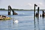 Stralsund Blick auf den Sund vom D�nholm aus 
