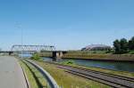 Ruhrgebiet Interessante Br�cken-Konstruktionen am Duisburger Hafen