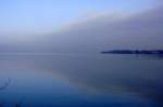 Spiegelungen Blick auf den Bodensee vom Lindauer Bahndamm am 31.03.2009