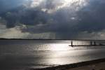 An diesem Tag war das Wetter in Bremerhaven sehr wechselhaft. ...