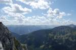 Oberallg�u Panoramablick vom Schartschrofen (II) am 16.8.2009...