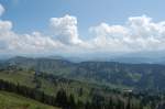 Oberallg�u Bergpanorama vom Hochgrat aus (II) am 18.8.2009...