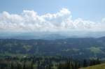 Oberallg�u Bergpanorama vom Hochgrat aus (III) am 18.8.2009...