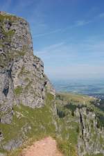 Oberallg�u Bergpanorama am Aggenstein (IX) am 19.8.2009...